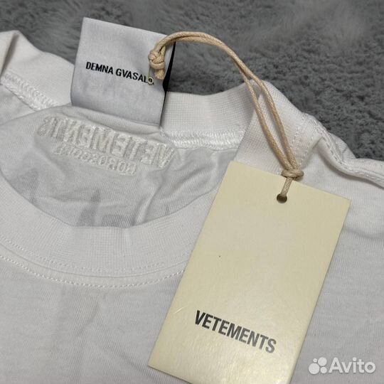 Vetements Hieroglyphic Tee White Dragon