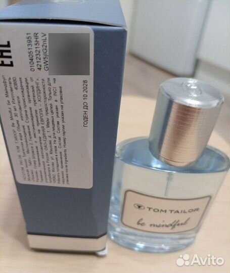 Мужская туалетная вода Tom tailor 30ml