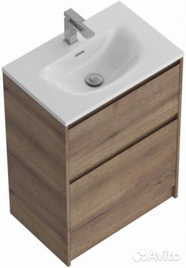 Мебель для ванной BelBagno Kraft-39-600-PIA-BB-8099-3-60 Rovere Tabacco