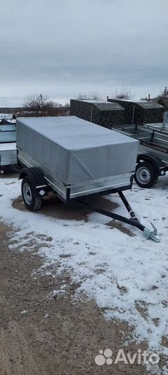 Прицеп Дюртюлинский разм190*125 с тентом 50 см