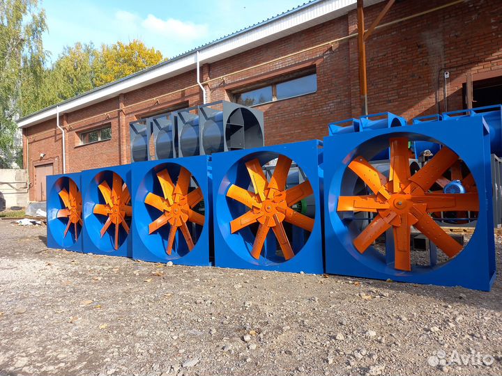 Сушильная камера древесин-осевой вентилятор во№7