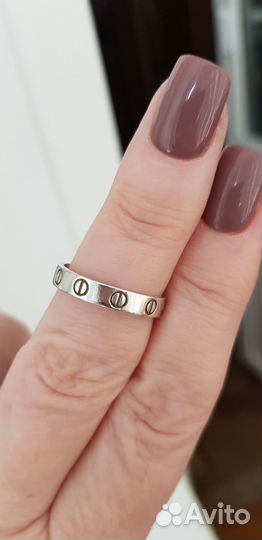 Кольцо серебро