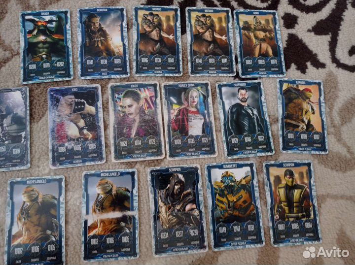 Карточки мортал комбат