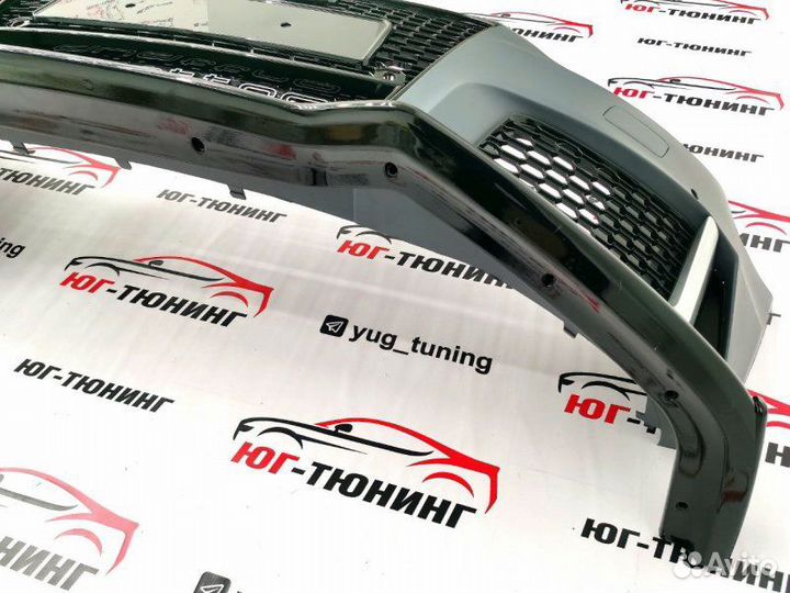 Бампер на Audi A3 8V рест. 16-20гг. в стиле RS3