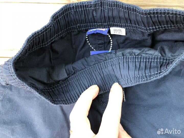 Синие шорты для мальчика хлопок Lupilu