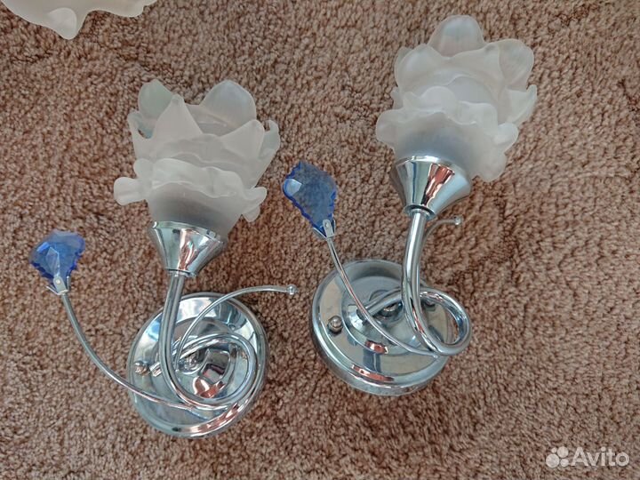 Люстра и 2 бра