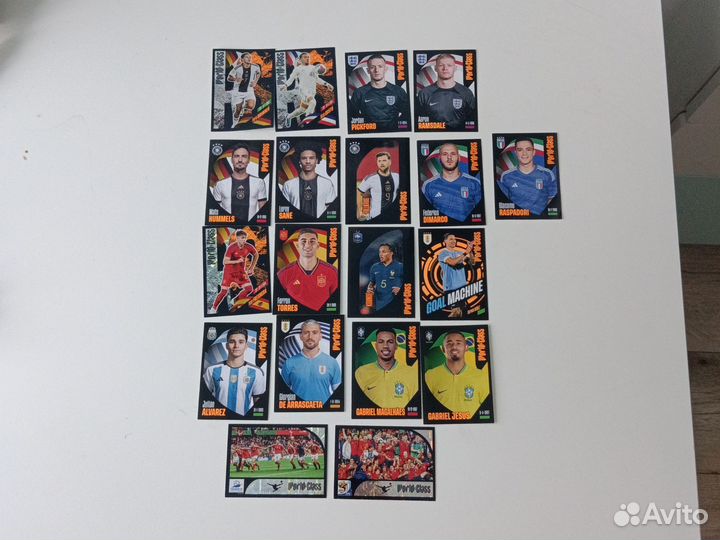 Наклейки Panini World Class