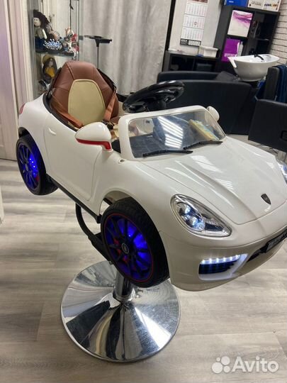 Детское парикмахерское кресло машинка