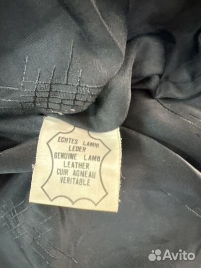 Мужская куртка бомбер кожаная 54-56