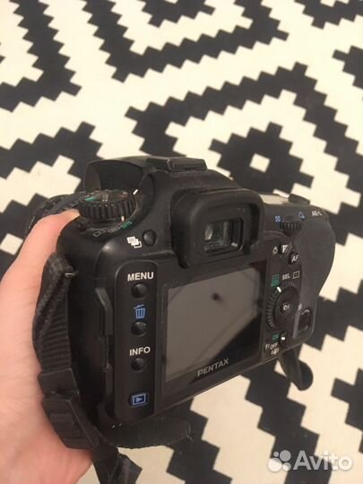 Фотоаппарат Pentax K10D с объективом Pentax 18-55m
