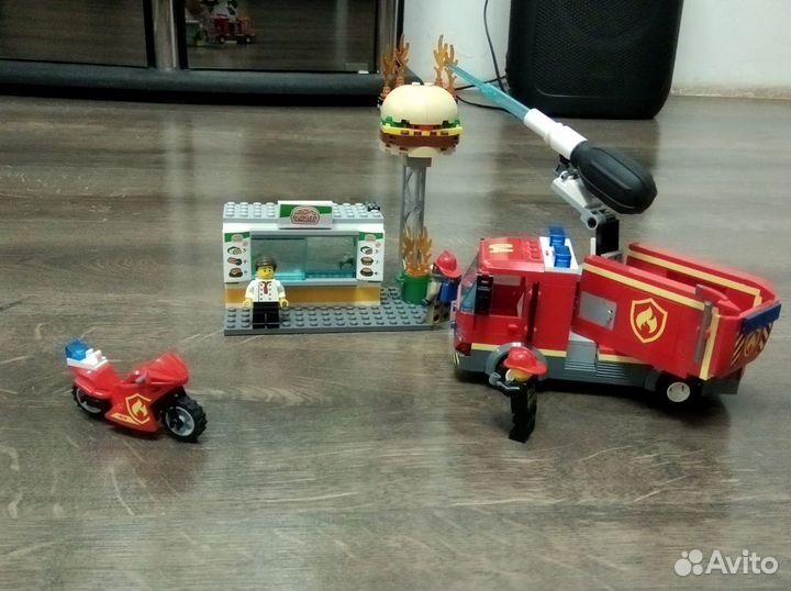 Lego пожарная машина инструкция оригинал