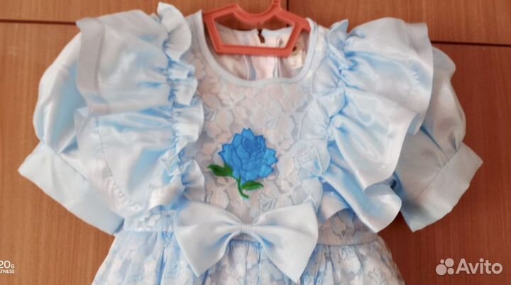 Платье кружевное детское 110 116