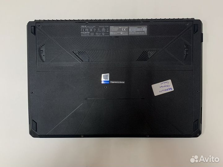 Нижняя часть корпуса ноутбука Asus fx504