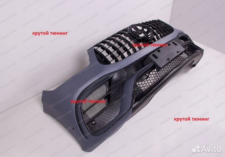 Бампер передний 63 AMG Mercedes GLE Coupe c167 чер