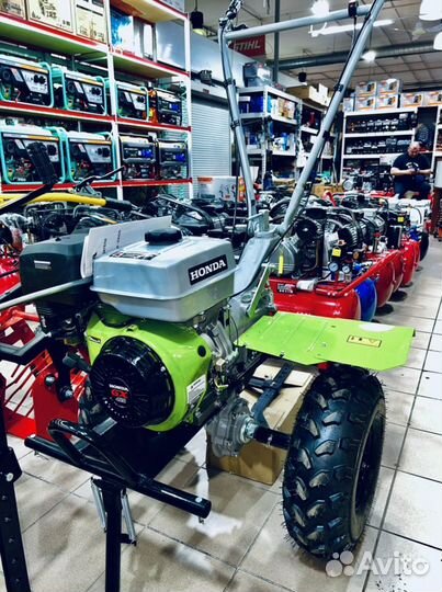 Мотоблок бензиновый Honda GX420 18лс + фрезы