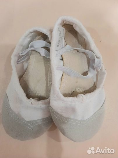 Купальник боди и балетки танцевальные девочке