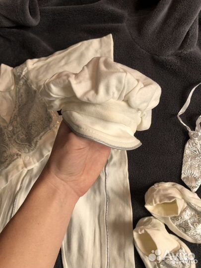 Костюм праздничный для младенца крестильный