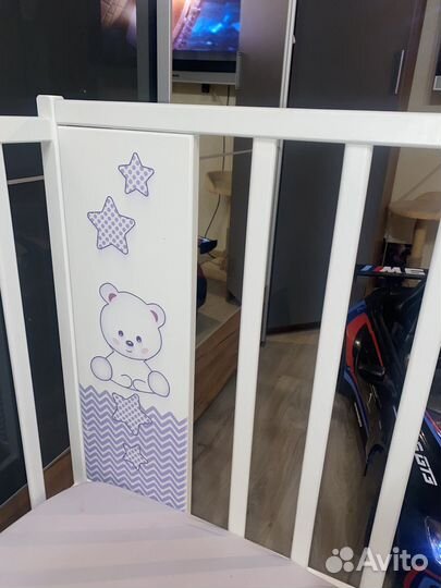 Детская кроватка маятник