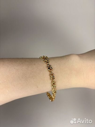 Браслет женский со стразами бижутерия