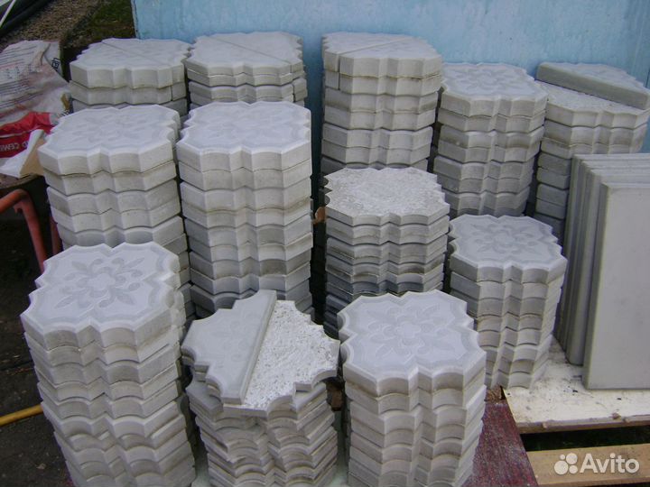 Формы тратуарной плитки 15 кв метров бардюров