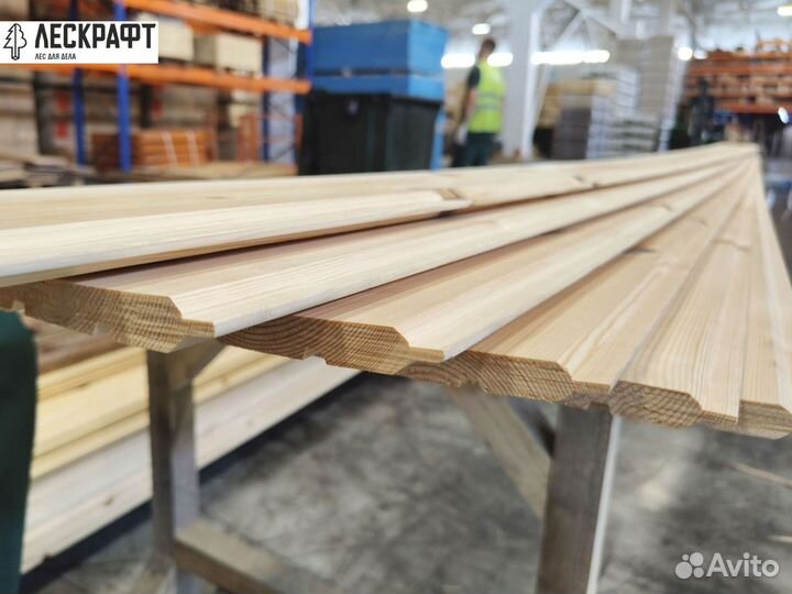 Имитация бруса 20*185*6000 сорт C сосна