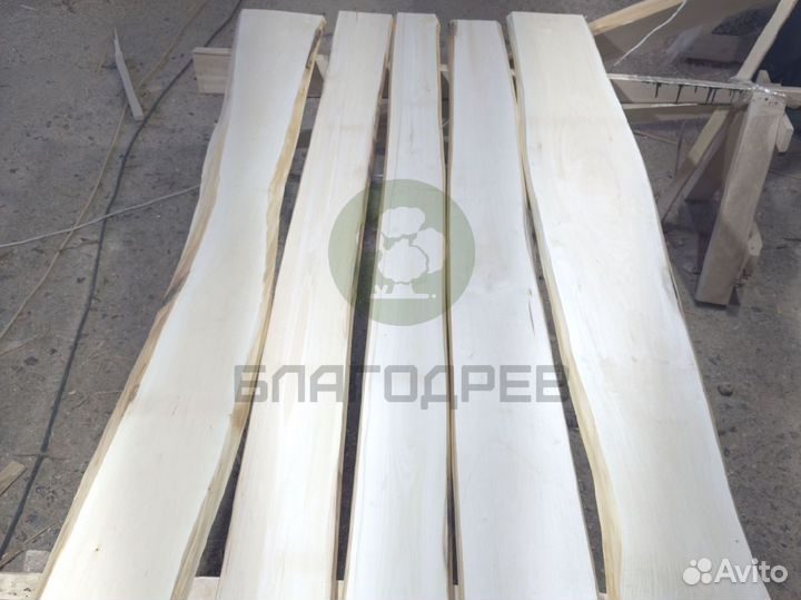 Доска необрезная липа опт