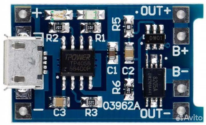 TP4056 с защитой
