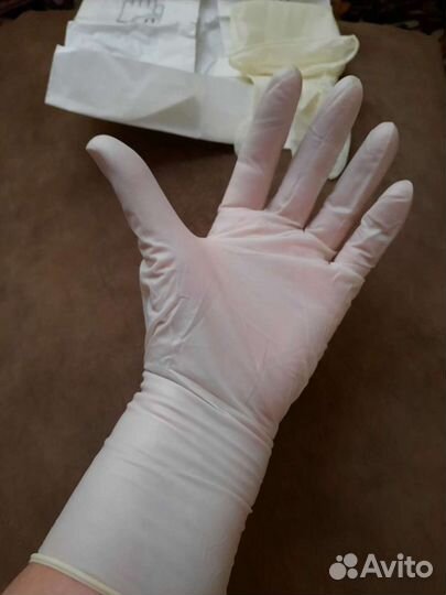 Перчатки стер.,хир., латексн., Германия SFM