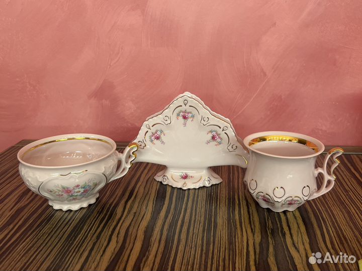 Розовый фарфор чехия