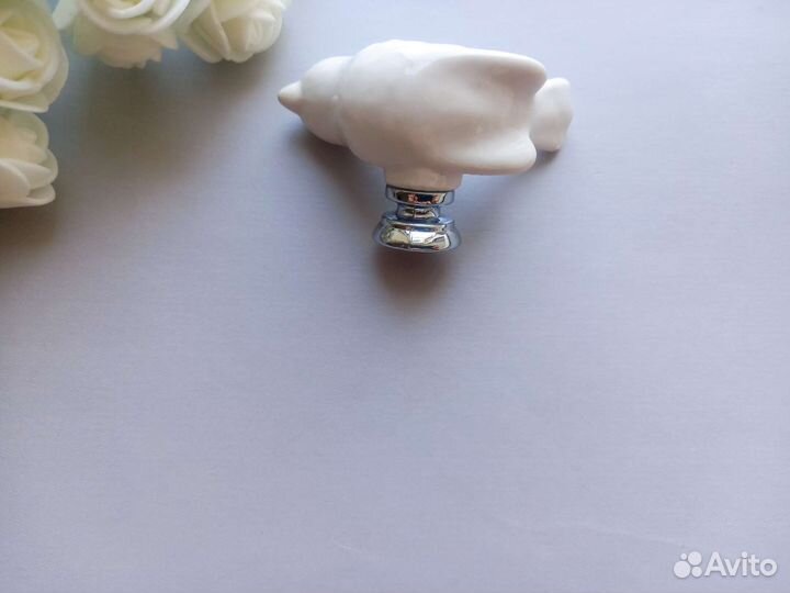 Мебельная ручка птица керамика новая