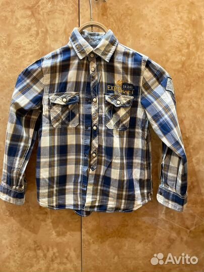 Рубашка H&M 7-8 лет-рост 128см