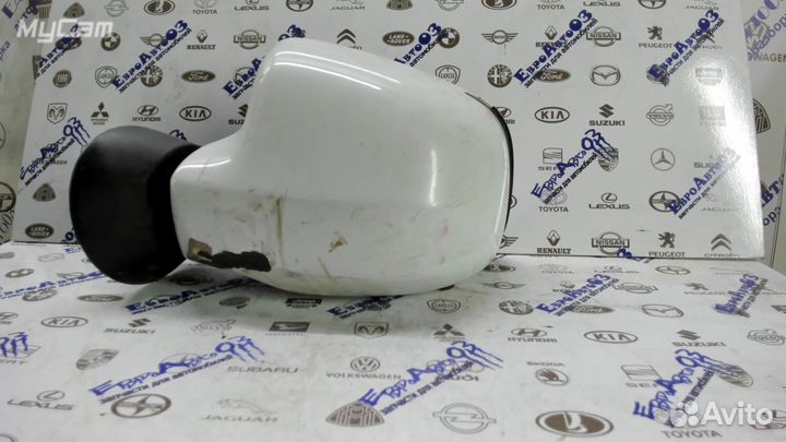 Зеркало левое механическое (большое) Renault Sande