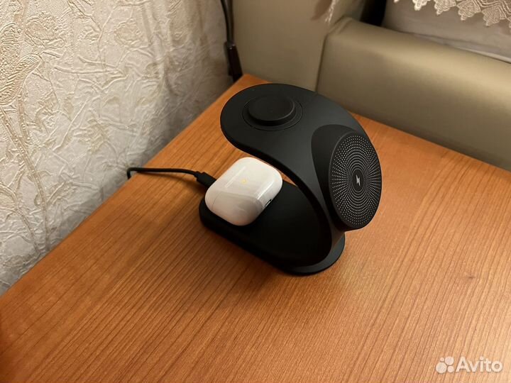 Беспроводная зарядка 3 в 1 для apple, док станция