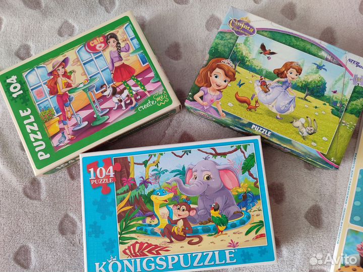 Детские игрушки пазлы