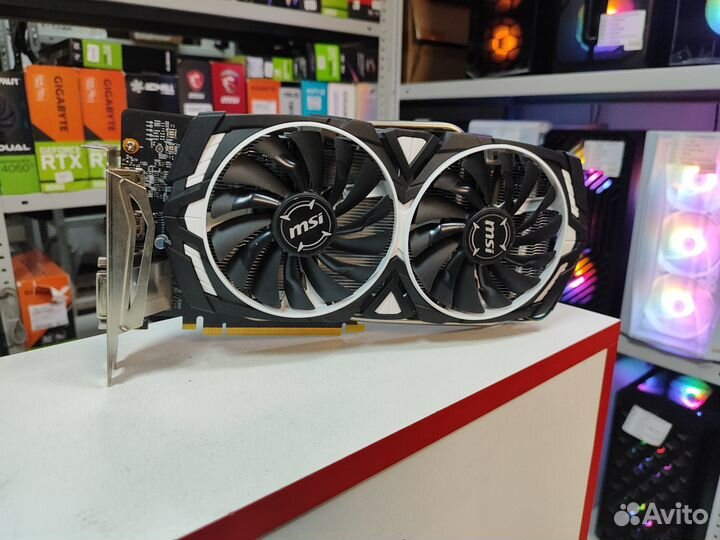 Видеокарта MSI GTX 1060 armor 6GB