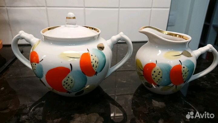 Сахарница из сервиза Дулево 