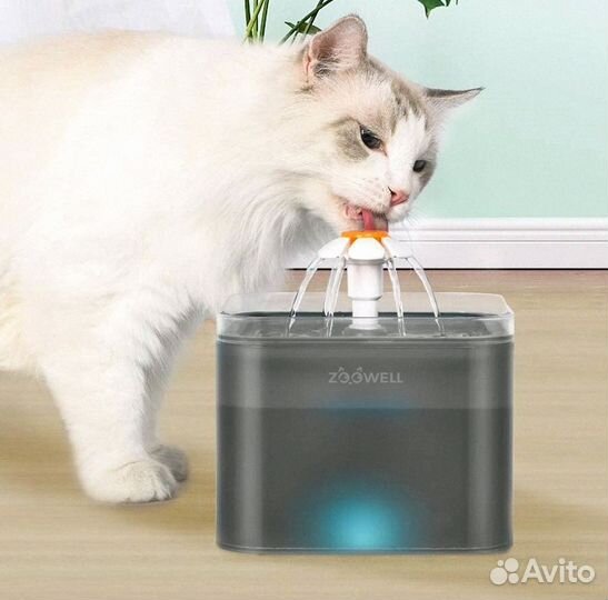 Автопоилка-фонтан zoowell 2 л новая