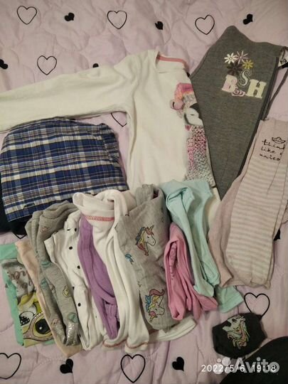 Пакет вещей для девочки 116