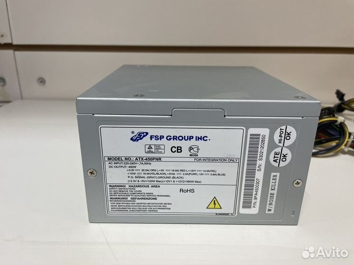 Блок питания для пк 450w 400w