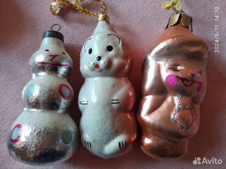 Елочные игрушки СССР