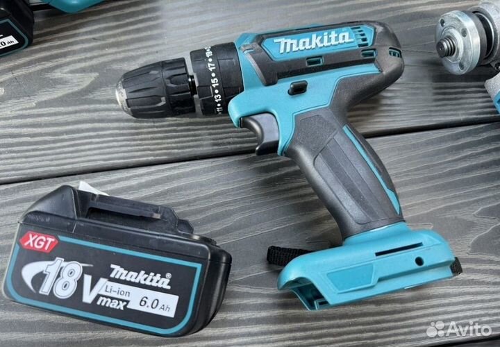 Набор Makita 3в1 Болгарка Перфоратор Шуруповерт