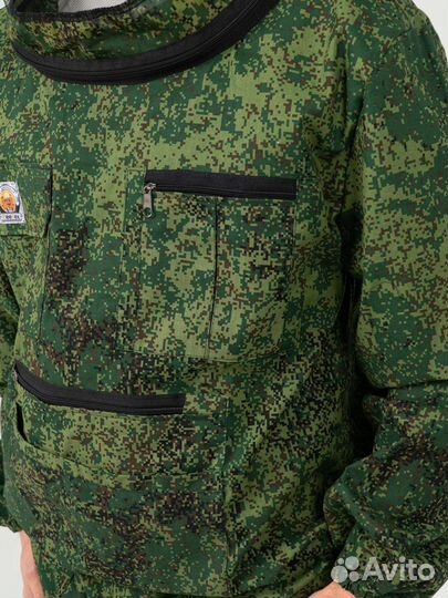 Костюм пчеловода Камуфляж с лицевой сеткой