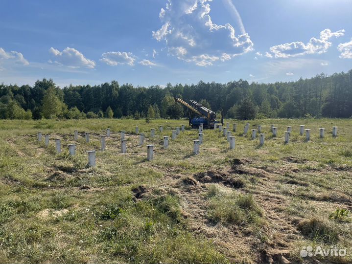 Железобетонные сваи для дома под ключ