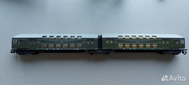 2 этажные сдвоенные вагоны гдр тт berliner bahn