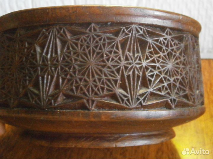 Ваза деревянная
