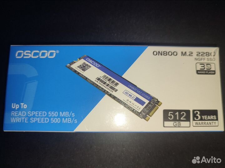Ssd M2 SATA 512gb oscoo
