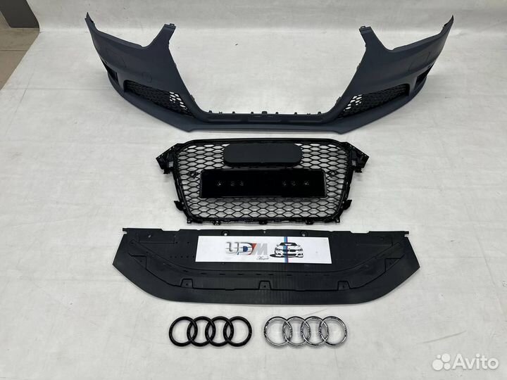 Передний бампер RSLook Audi A4 B8 рестайлинг