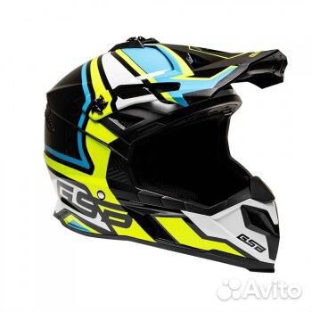 Шлем GSB XP-20 MO design Blue/Giallo