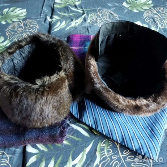 Норковая шапка мужская