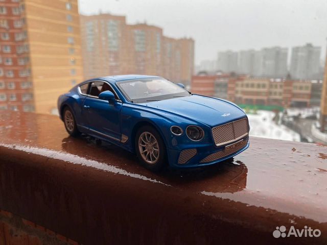 Модель металлическая Bentley Continental GT Синий